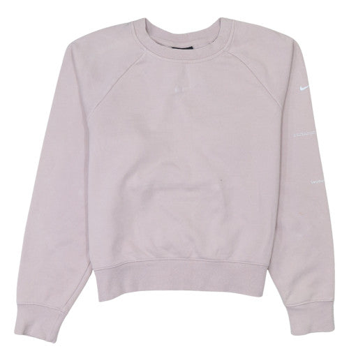 Womens UK Size S Nike Beige Pullover Sweatshirt