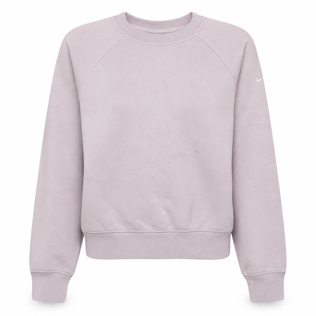 Womens UK Size S Nike Beige Pullover Sweatshirt