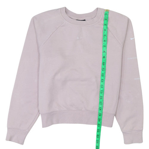 Womens UK Size S Nike Beige Pullover Sweatshirt