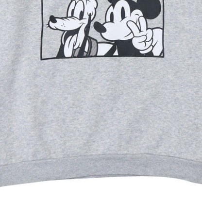 Womens UK Size M Disney Grey Pullover Hoodie