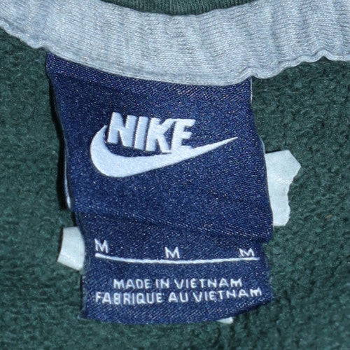 Mens UK Size M Nike Green Pullover Hoodie