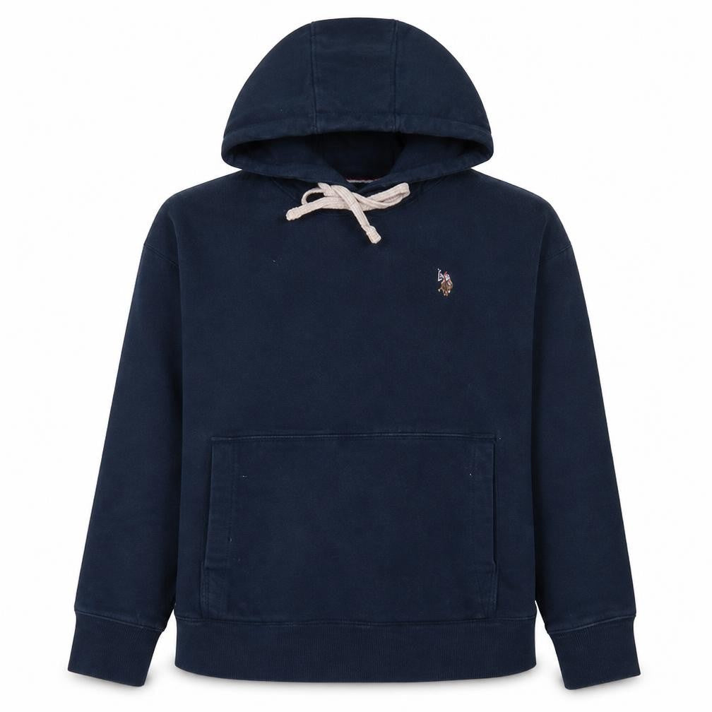 Womens UK Size XS U.S. Polo Assn. Blue Pullover Hoodie