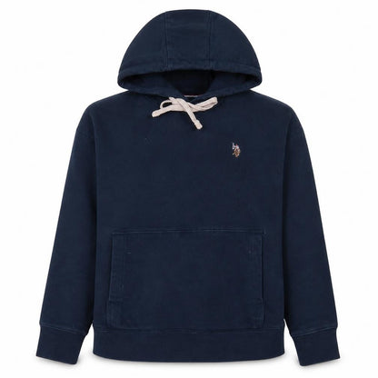 Womens UK Size XS U.S. Polo Assn. Blue Pullover Hoodie
