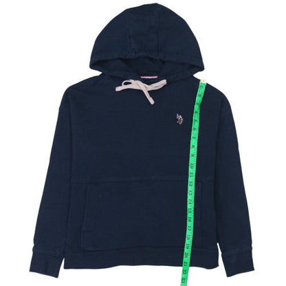 Womens UK Size XS U.S. Polo Assn. Blue Pullover Hoodie