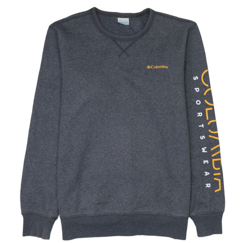 Mens UK Size M Columbia Grey Pullover Sweatshirt