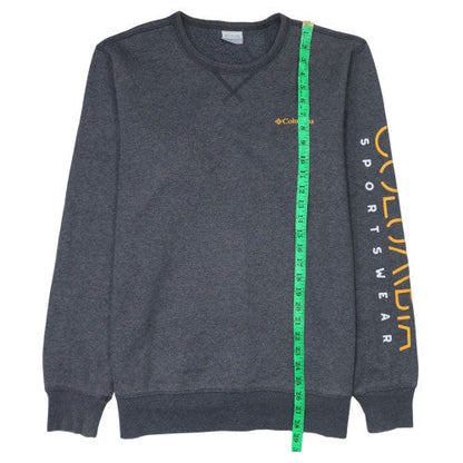 Mens UK Size M Columbia Grey Pullover Sweatshirt