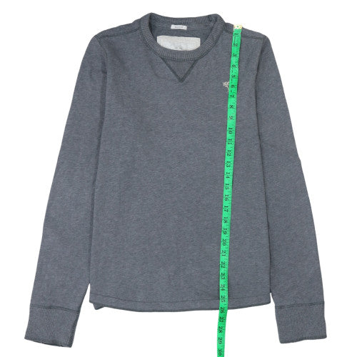 Mens UK Size L Abercrombie & Fitch Grey Pullover Sweatshirt