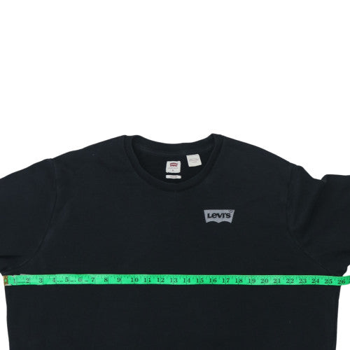 Mens UK Size XL Levi's Black Pullover Sweatshirt