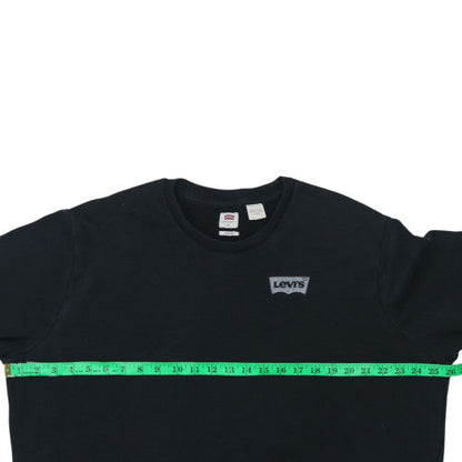 Mens UK Size XL Levi's Black Pullover Sweatshirt
