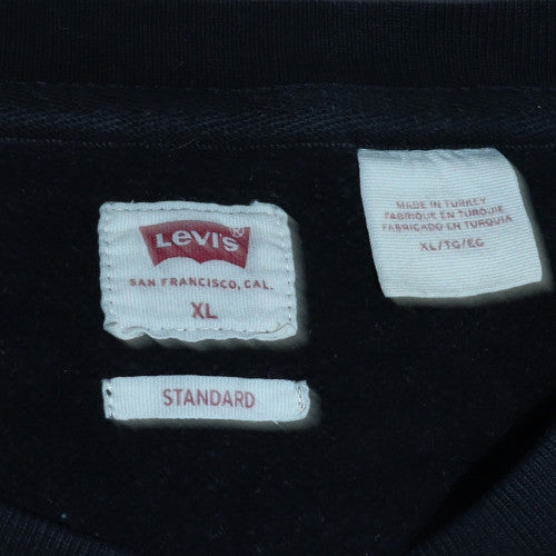 Mens UK Size XL Levi's Black Pullover Sweatshirt