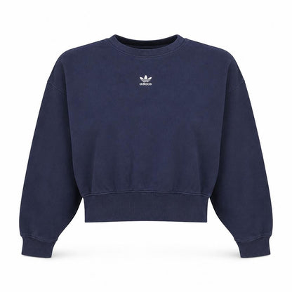 Womens UK Size 12 adidas Blue Pullover Sweatshirt