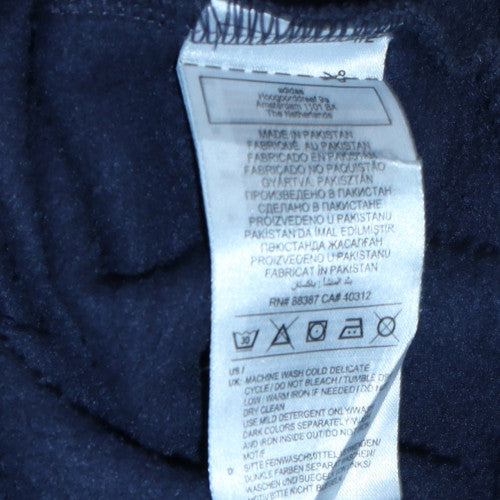 Womens UK Size 12 adidas Blue Pullover Sweatshirt