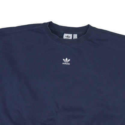 Womens UK Size 12 adidas Blue Pullover Sweatshirt