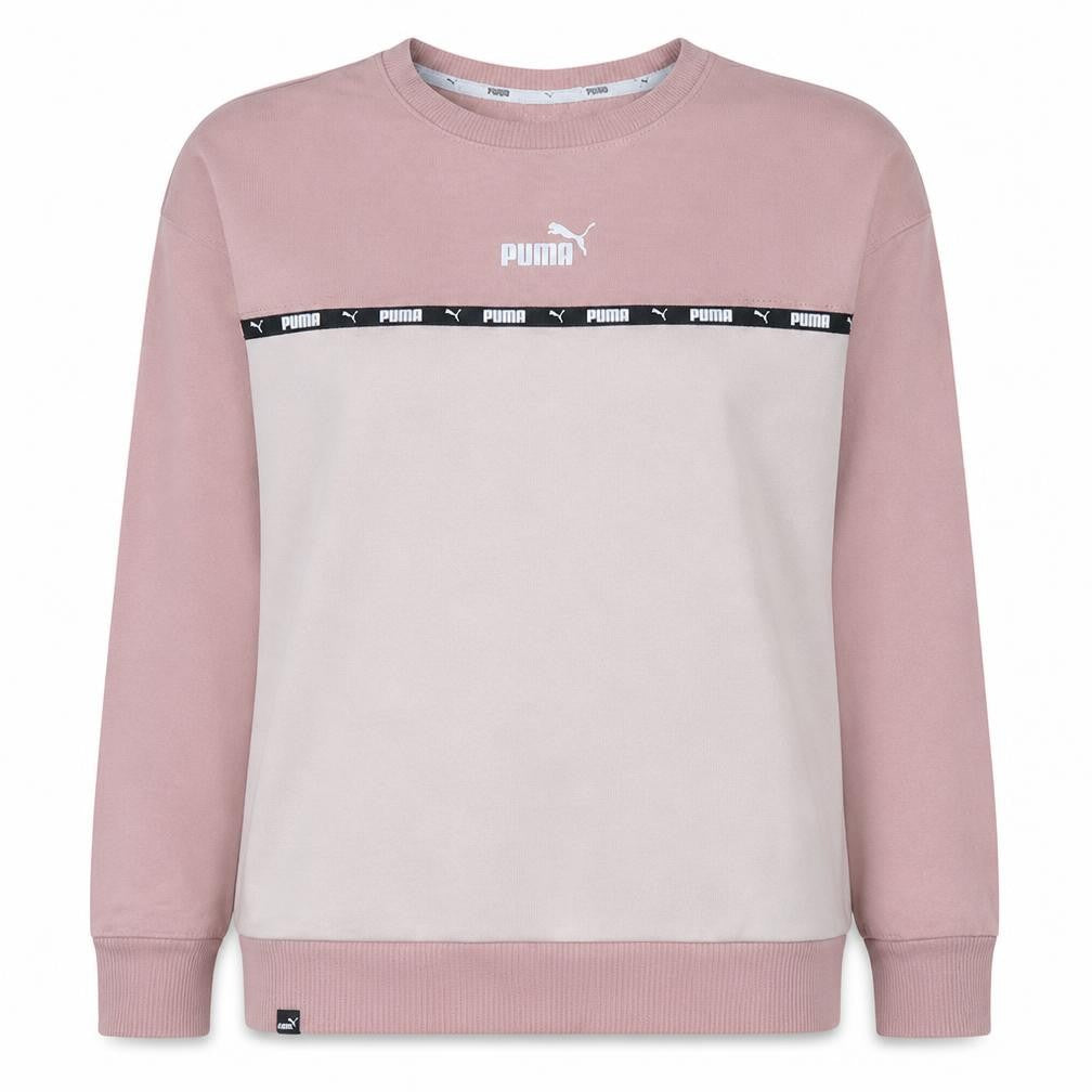 Womens UK Size M PUMA Pink Pullover Sweatshirt