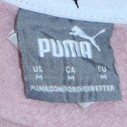Womens UK Size M PUMA Pink Pullover Sweatshirt