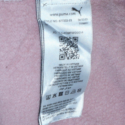 Womens UK Size M PUMA Pink Pullover Sweatshirt