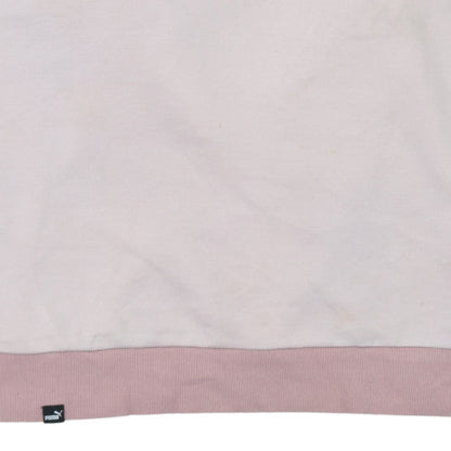 Womens UK Size M PUMA Pink Pullover Sweatshirt