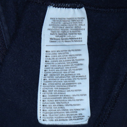 Mens UK Size M Nike Blue Full Zip Hoodie