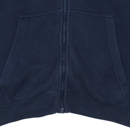 Mens UK Size M Nike Blue Full Zip Hoodie