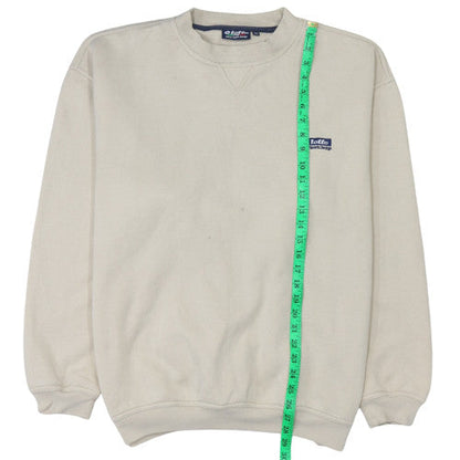 Mens UK Size XL Lotto Beige Pullover Sweatshirt