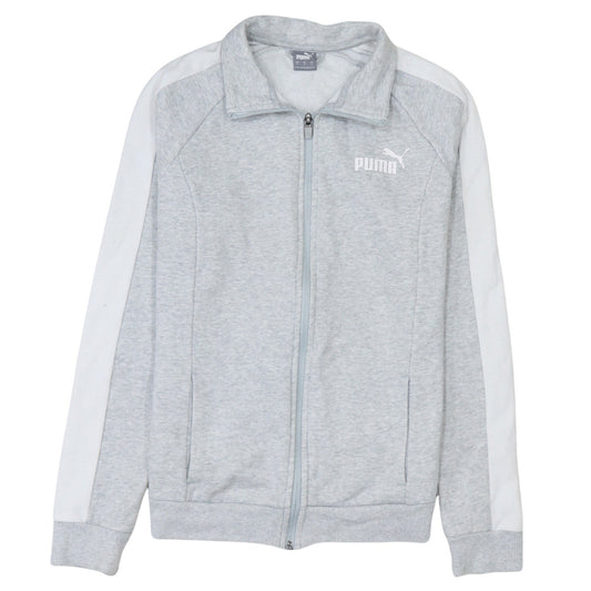 Mens UK Size S PUMA Grey Gym & Training Running & Jogging Walking Jacket