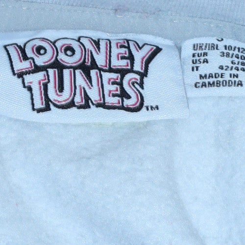 Womens UK Size S Looney Tunes Grey Pullover Sweatshirt