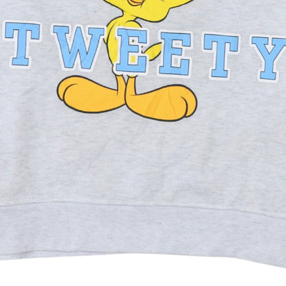 Womens UK Size S Looney Tunes Grey Pullover Sweatshirt