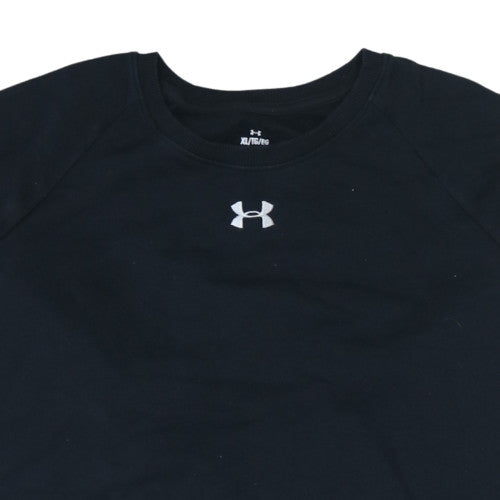 Womens UK Size XL Under armour Black Pullover Sweatshirt