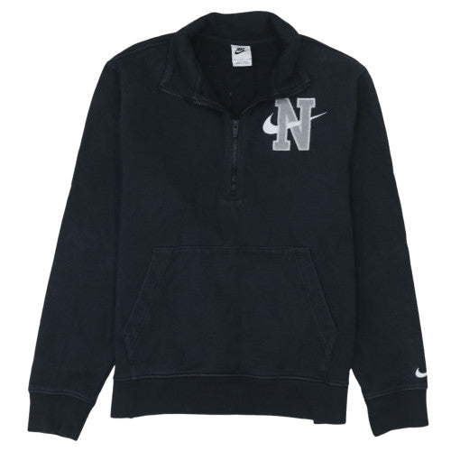 Womens UK Size M Nike Black Pullover Sweatshirt