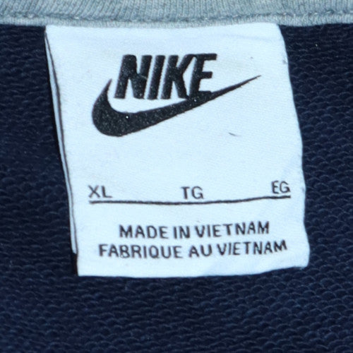 Mens UK Size XL Nike Blue Pullover Sweatshirt