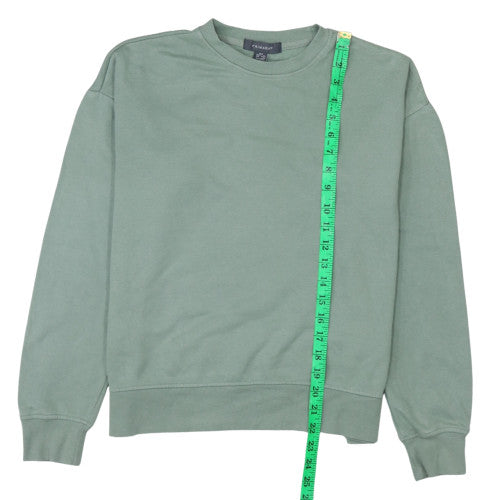 Womens UK Size 2XS Primark Green Pullover Sweatshirt