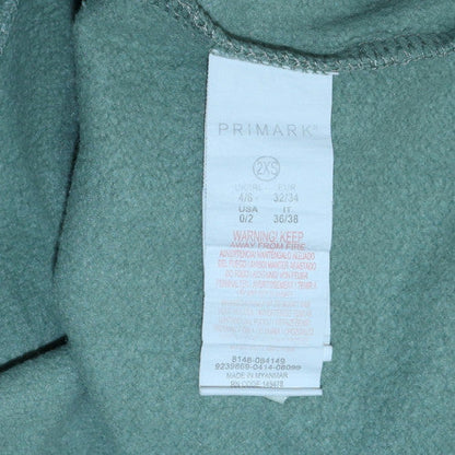 Womens UK Size 2XS Primark Green Pullover Sweatshirt