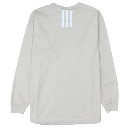 Mens UK Size M adidas Beige Pullover Sweatshirt
