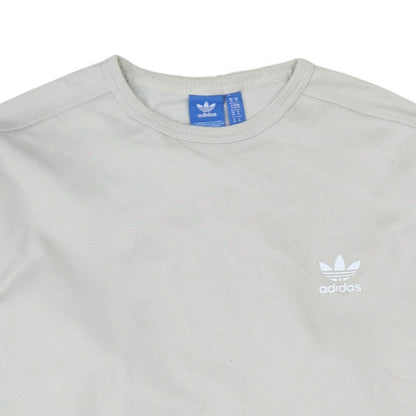 Mens UK Size M adidas Beige Pullover Sweatshirt