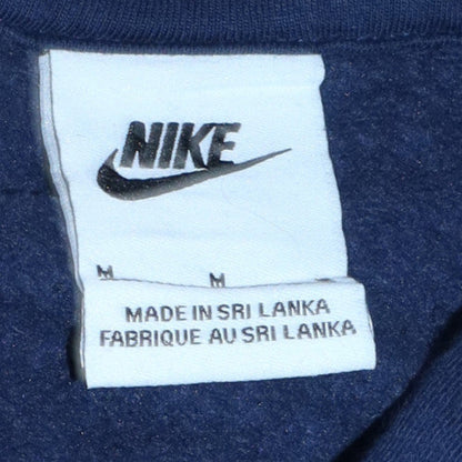 Mens UK Size M Nike Blue Pullover Hoodie