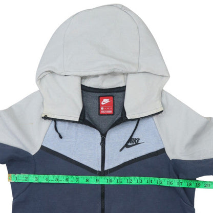 Mens UK Size XS Nike Grey Full Zip Hoodie