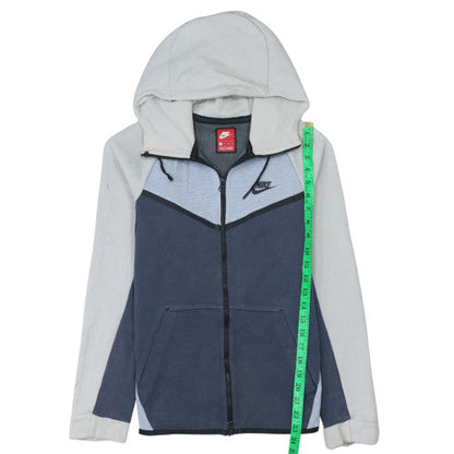 Mens UK Size XS Nike Grey Full Zip Hoodie