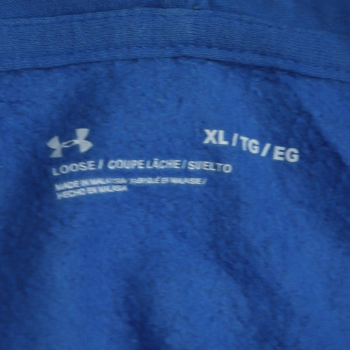 Mens UK Size XL Under armour Blue Full Zip Hoodie