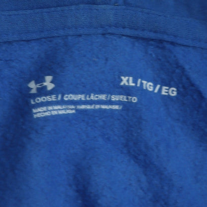Mens UK Size XL Under armour Blue Full Zip Hoodie
