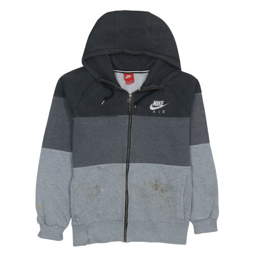 Mens UK Size M Nike Grey Full Zip Hoodie