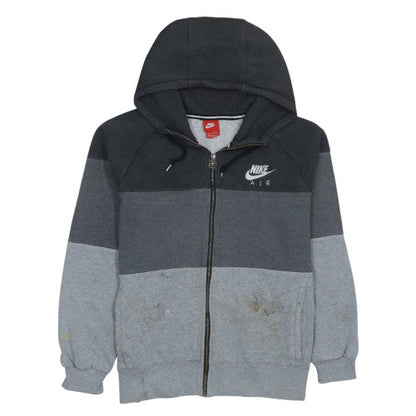 Mens UK Size M Nike Grey Full Zip Hoodie