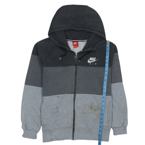 Mens UK Size M Nike Grey Full Zip Hoodie