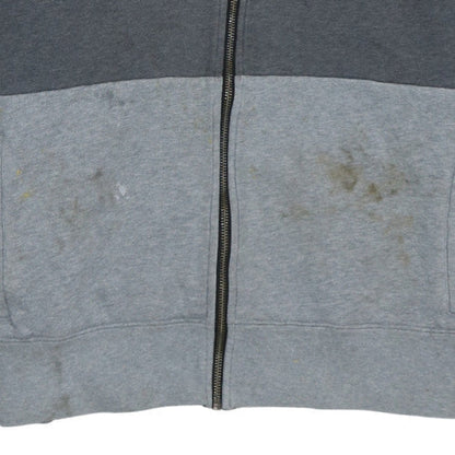Mens UK Size M Nike Grey Full Zip Hoodie
