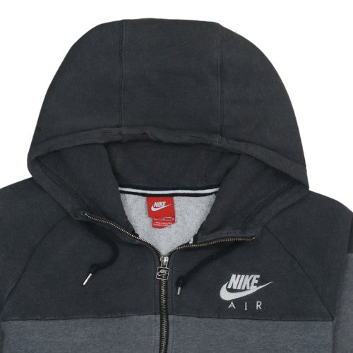 Mens UK Size M Nike Grey Full Zip Hoodie