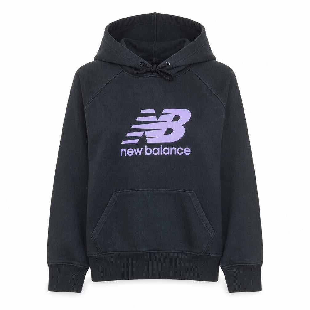 Womens UK Size L New Balance Black Pullover Hoodie