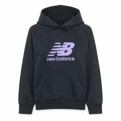 Womens UK Size L New Balance Black Pullover Hoodie