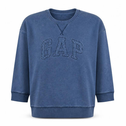 Womens UK Size 12 Gap Blue Pullover Sweatshirt