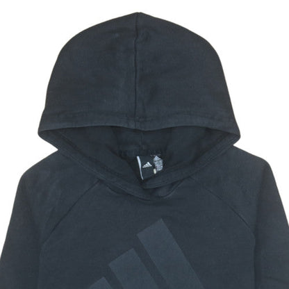 Womens UK Size S adidas Black Pullover Hoodie