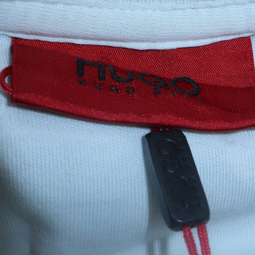Mens UK Size M HUGO BOSS White Pullover Sweatshirt