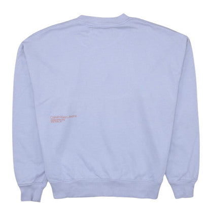 Mens UK Size M Calvin Klein Jeans Purple Pullover Sweatshirt